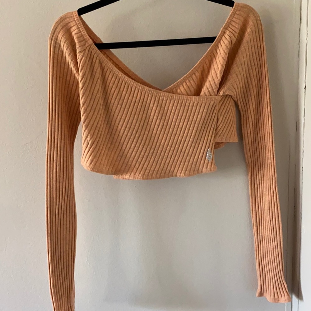 Free people cropped shirt